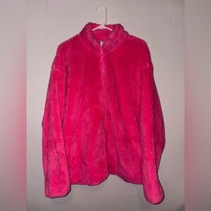 pink/ victoria secret fleece jacket